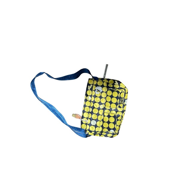 Marukuma Lovers Harajuku Crossbody Bag Yellow Polka Dot Kawaii Y2K - Picture 2 of 11